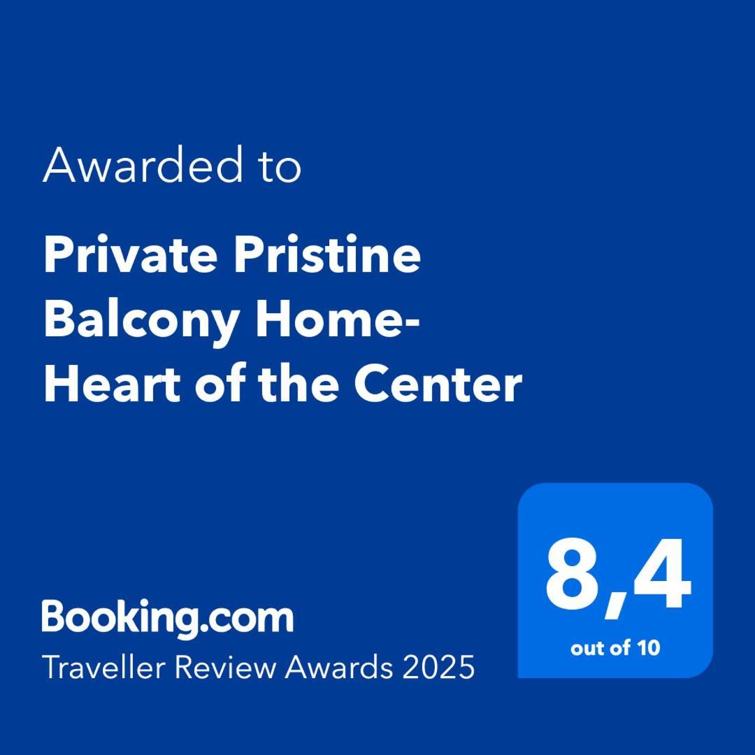 Private Pristine Balcony Home- Heart Of The Center سالونيك المظهر الخارجي الصورة